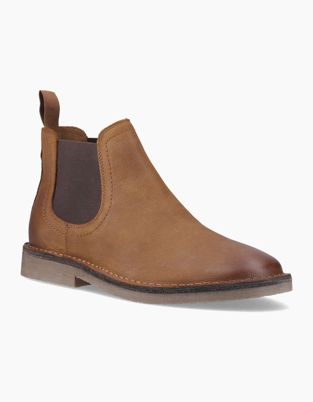 Hush Puppies Shaun Leather Men's Tobacco Boots