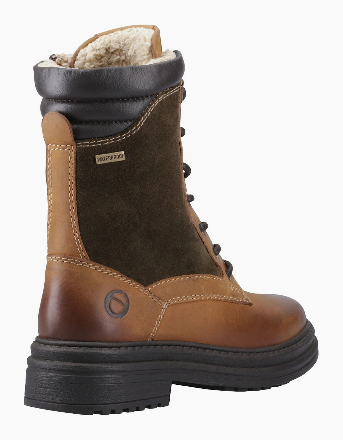 Cotswold Lacock Leather Women's Tan Boots