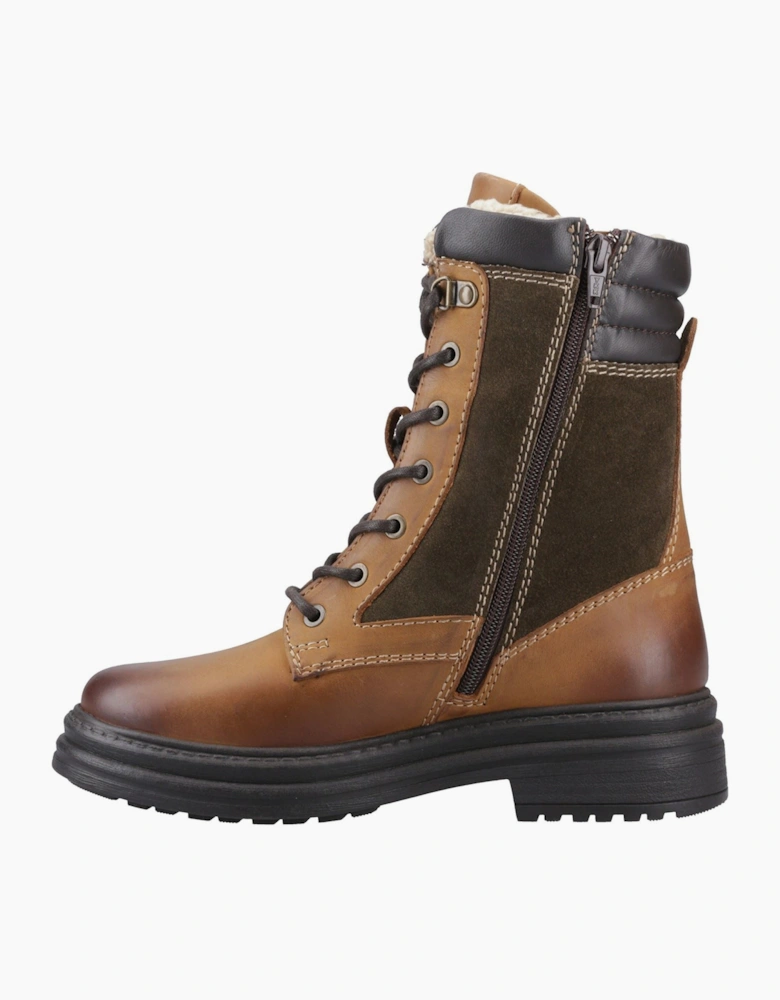 Cotswold Lacock Leather Women's Tan Boots
