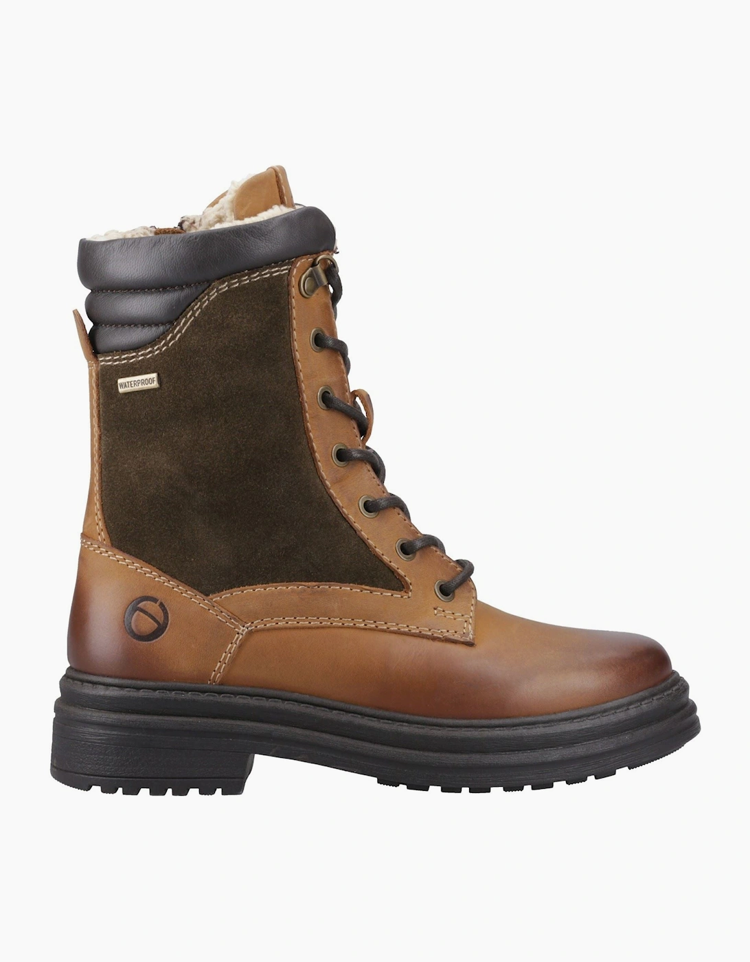Cotswold Lacock Leather Women's Tan Boots