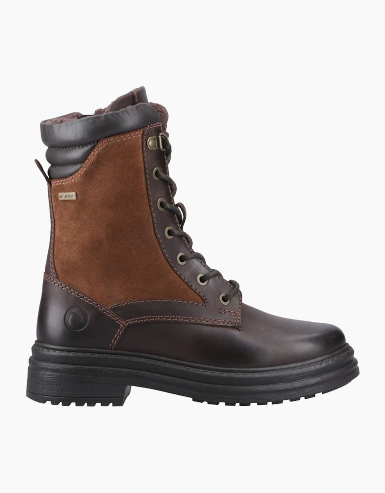 Cotswold Lacock Leather Women's Brown Boots