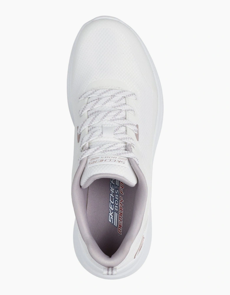 Skechers BOBS Moda Flex Textile Women's White Trainers
