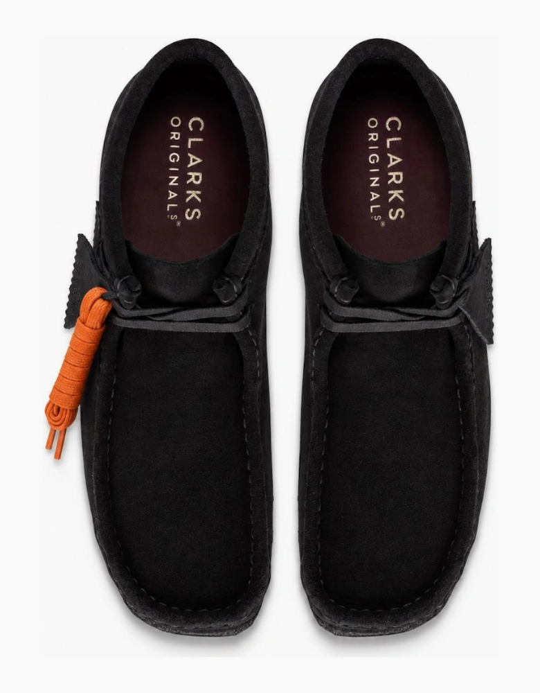 Clarks Originals Wallabee Boots Black Suede