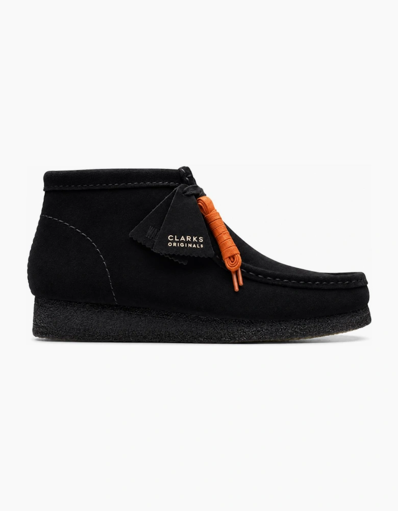 Clarks Originals Wallabee Boots Black Suede