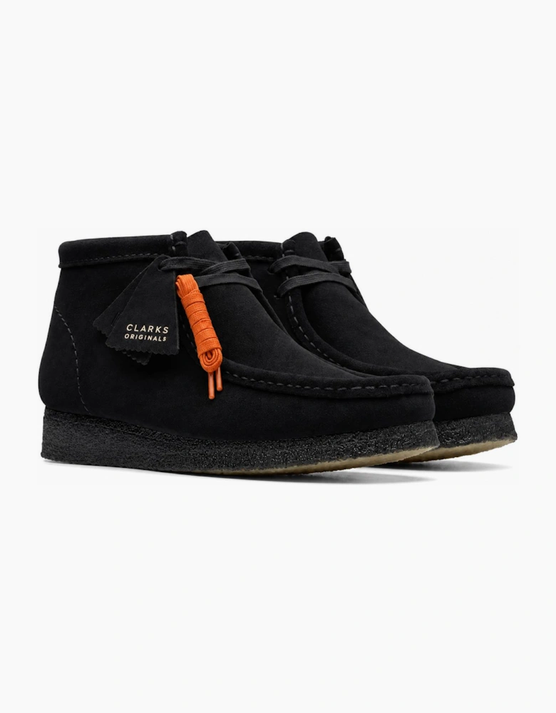 Clarks Originals Wallabee Boots Black Suede