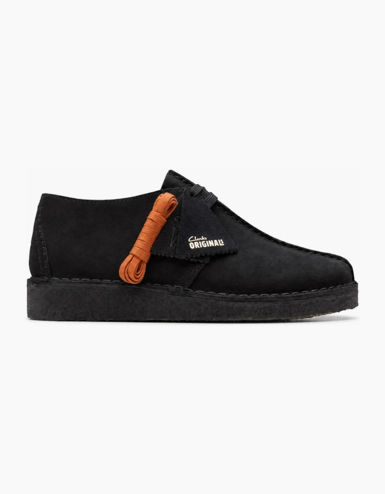 Clarks Originals Desert Trek Shoes Black Suede
