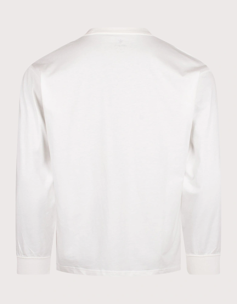 Relaxed Fit Long Sleeve Logo T-Shirt