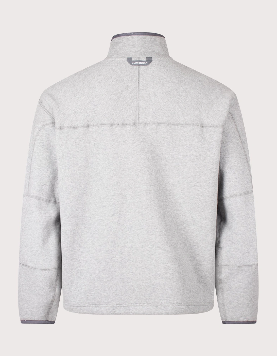 Relaxed Fit Button Placket Overhead Sweatshirt