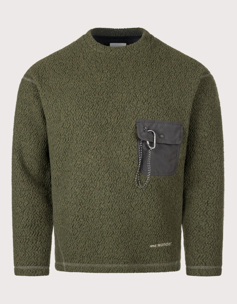 Relaxed fit Re wool JQ Crew Neck Jumper
