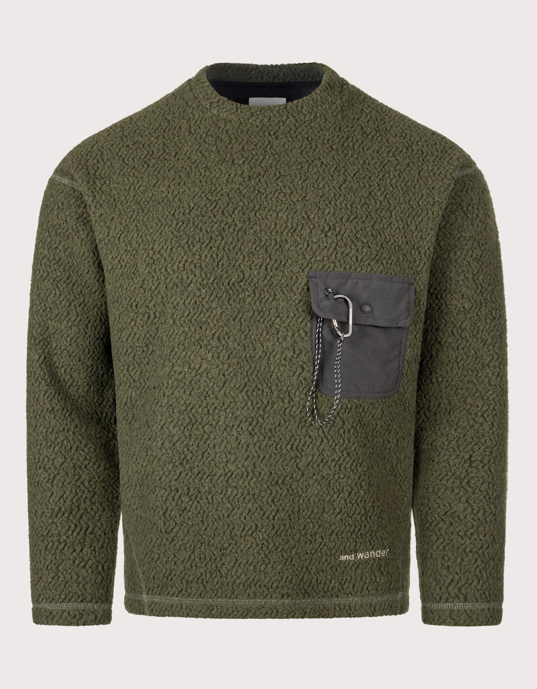 Relaxed fit Re wool JQ Crew Neck Jumper