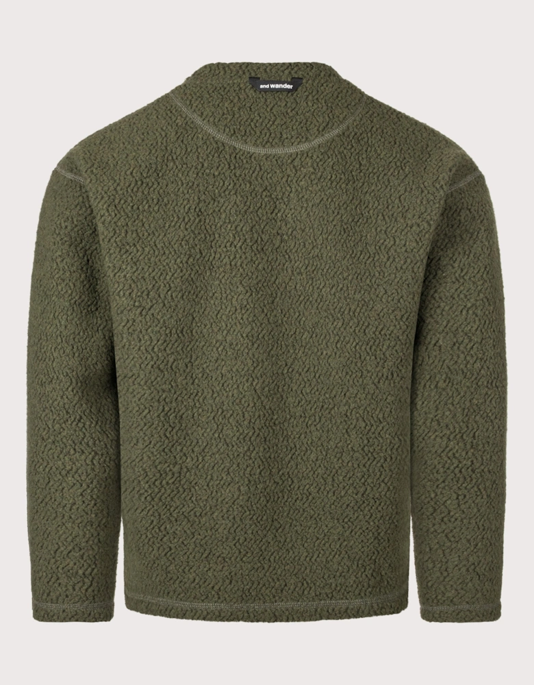 Relaxed fit Re wool JQ Crew Neck Jumper