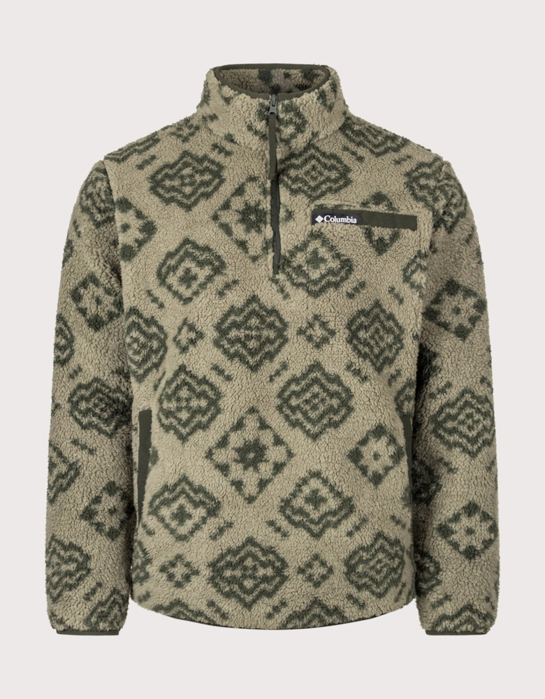 Regular Fit Rugged Ridge™ High Pile Quarter Zip Fleece
