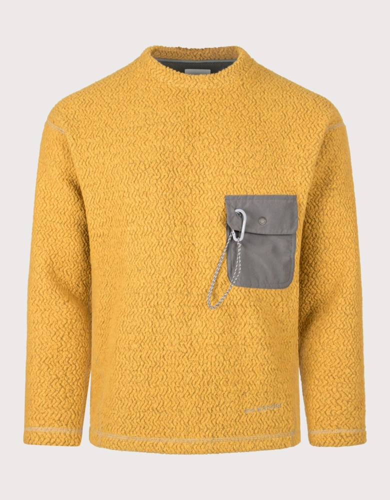 Relaxed fit Re wool JQ Crew Neck Jumper