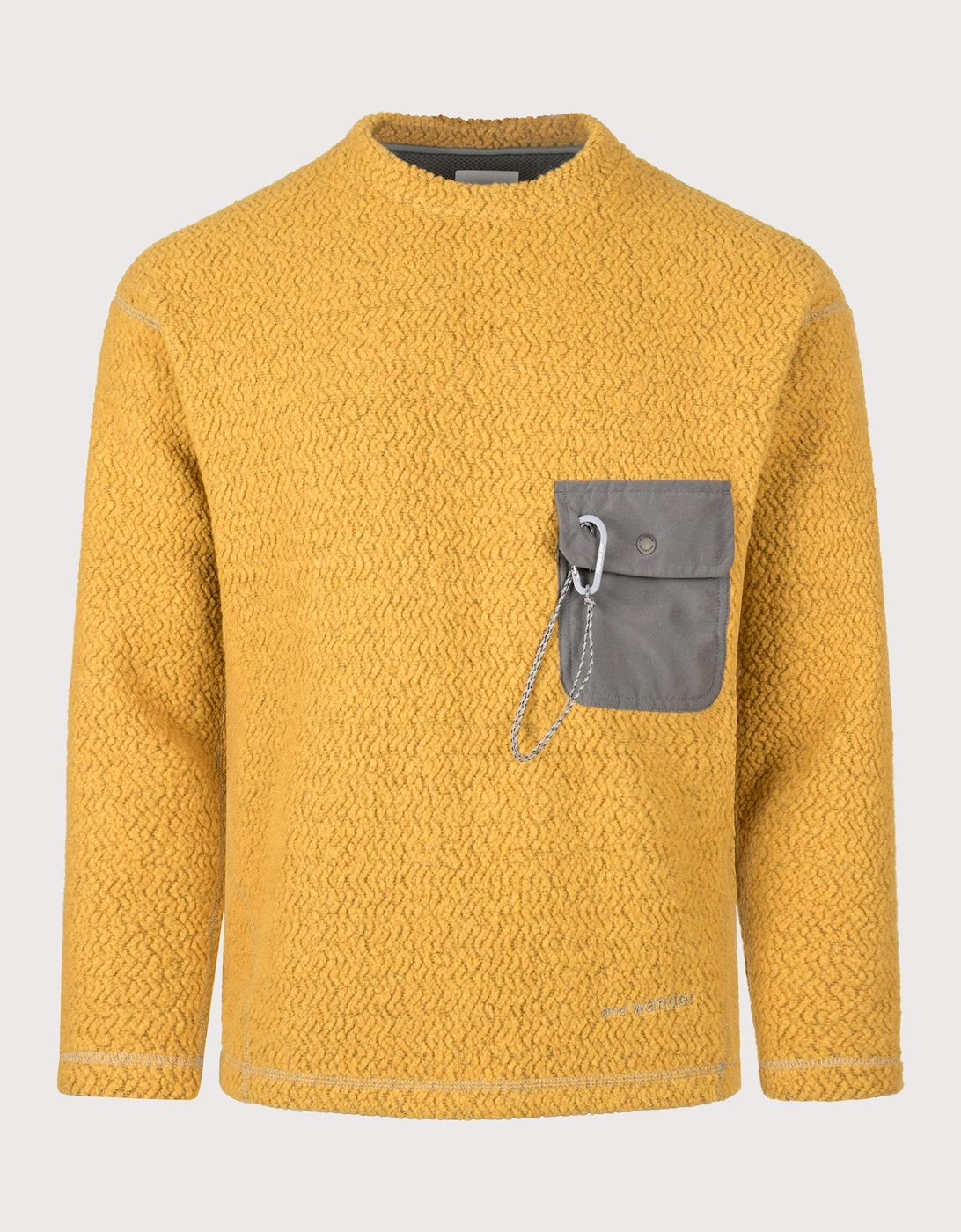 Relaxed fit Re wool JQ Crew Neck Jumper