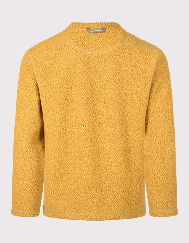 Relaxed fit Re wool JQ Crew Neck Jumper