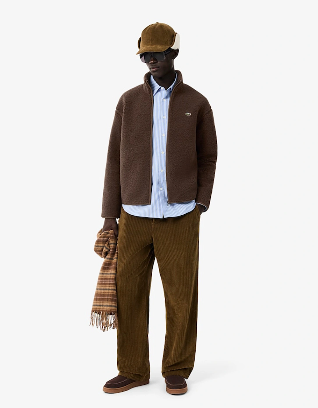 Lacoste High Neck Sherpa Jacket