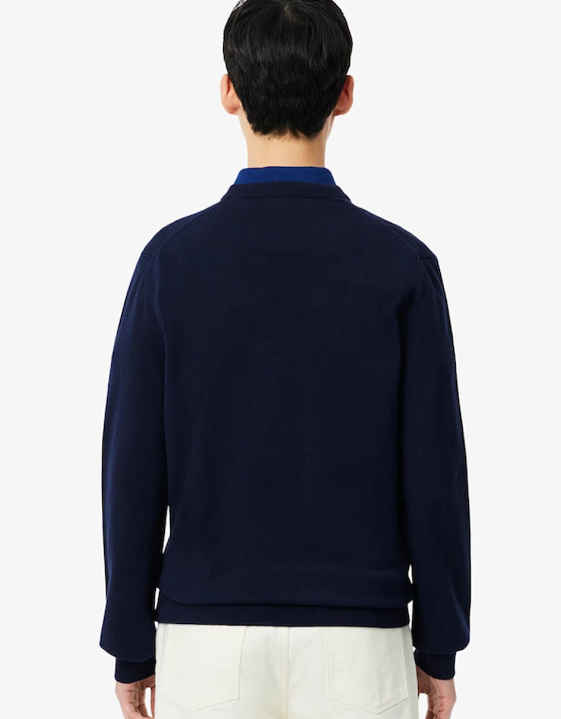 Lacoste Monochrome Crew Neck Cotton Sweatshirt