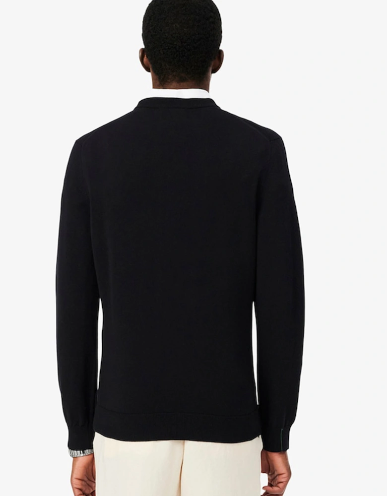 Lacoste Monochrome Crew Neck Cotton Sweatshirt