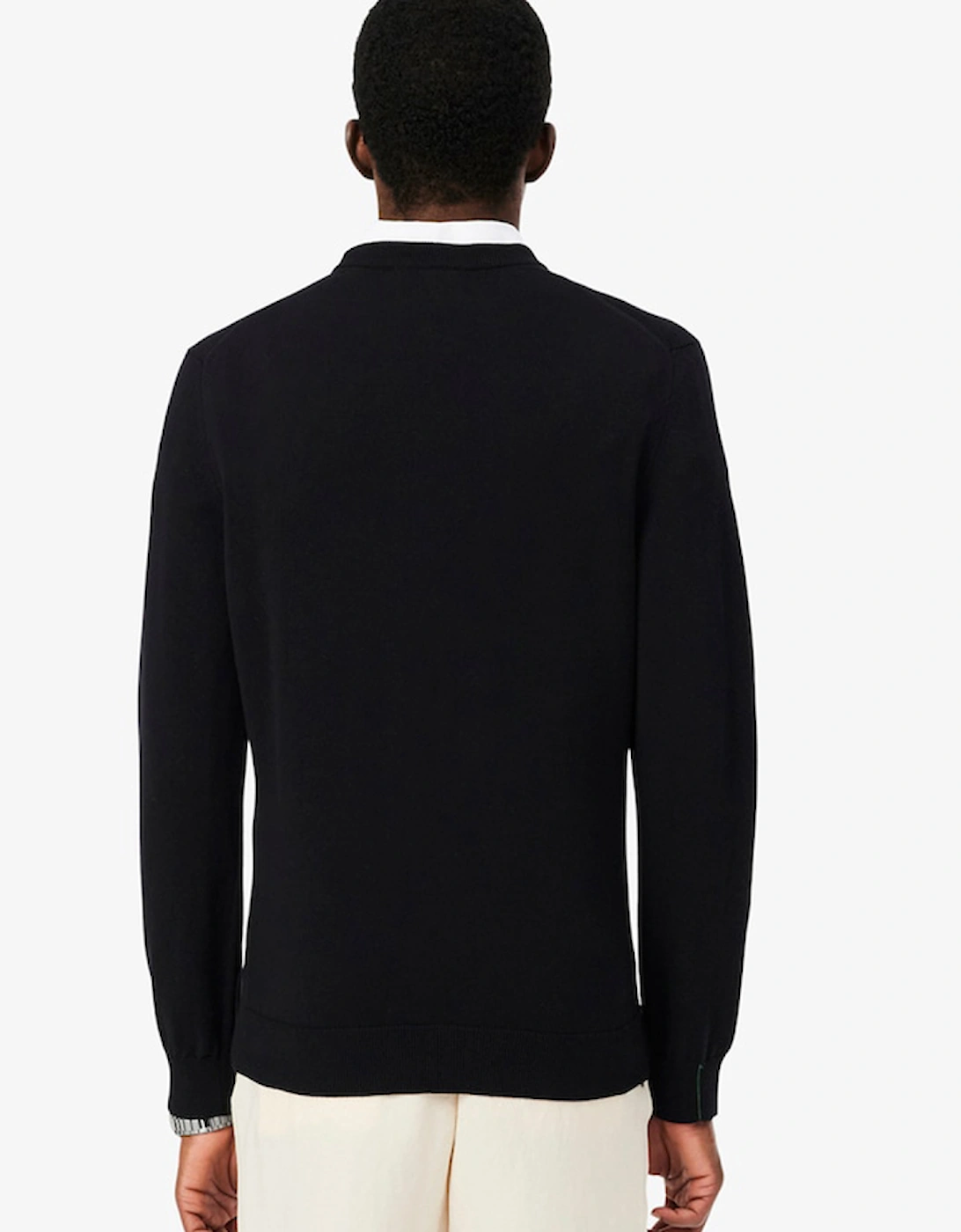 Lacoste Monochrome Crew Neck Cotton Sweatshirt