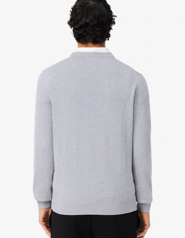 Lacoste Monochrome Crew Neck Cotton Sweatshirt