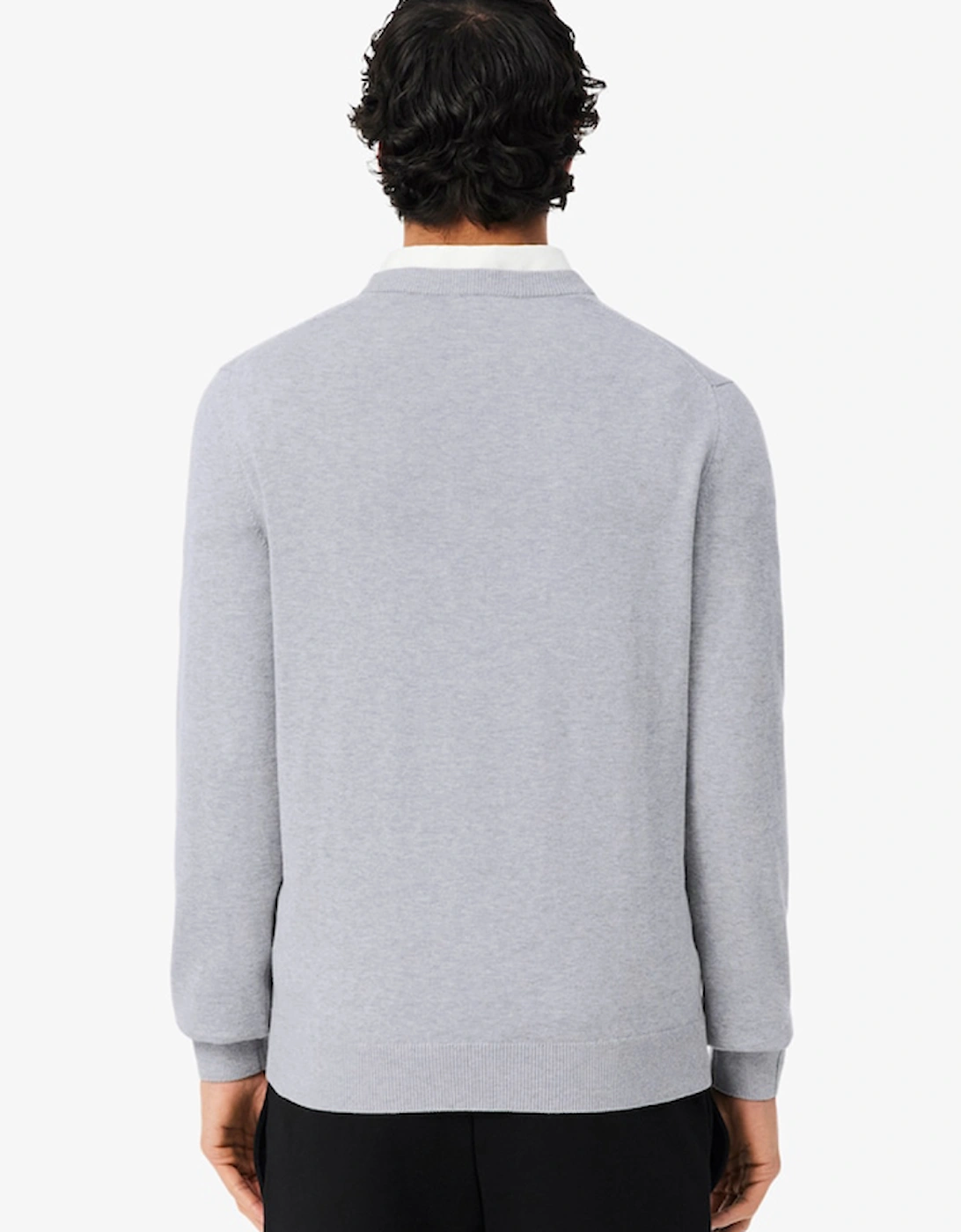 Lacoste Monochrome Crew Neck Cotton Sweatshirt