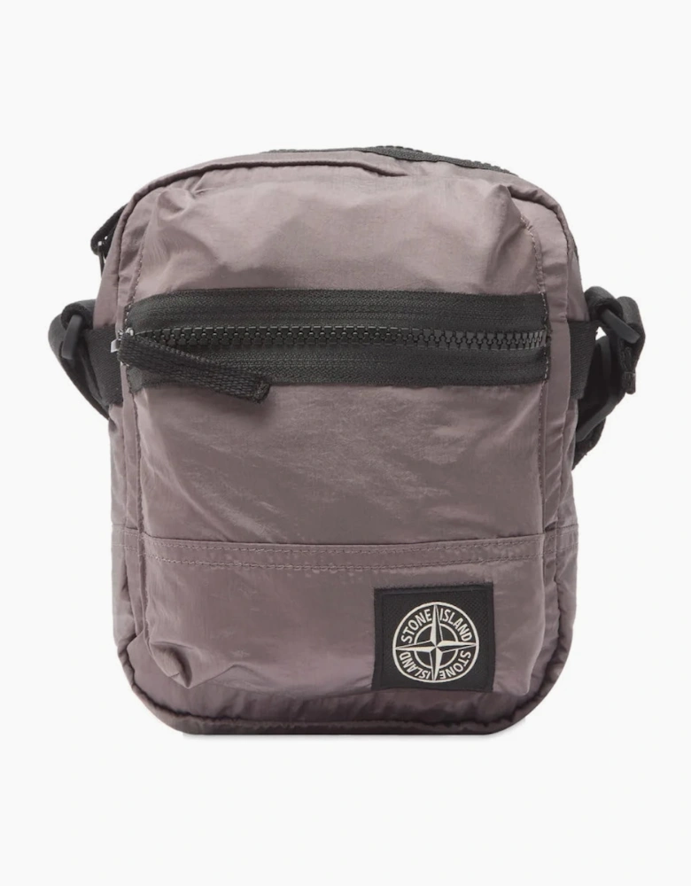 Stone Island Nylon Metal Pouch Bag in Purple Grey