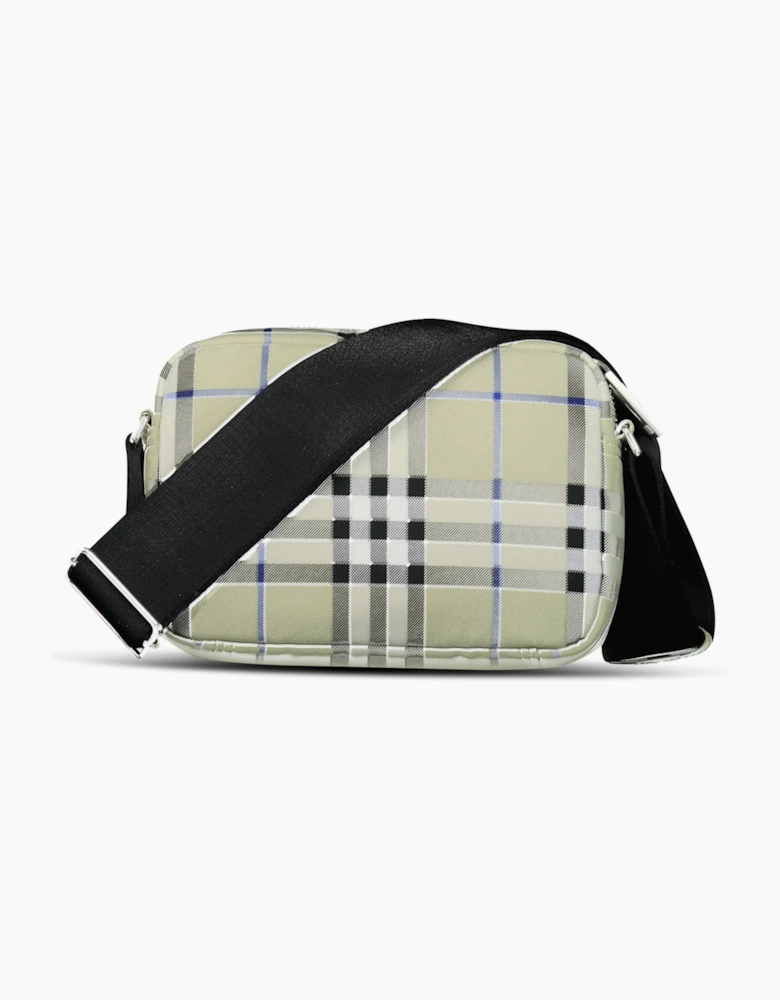 Burberry Warner Check Crossbody Bag Lichen