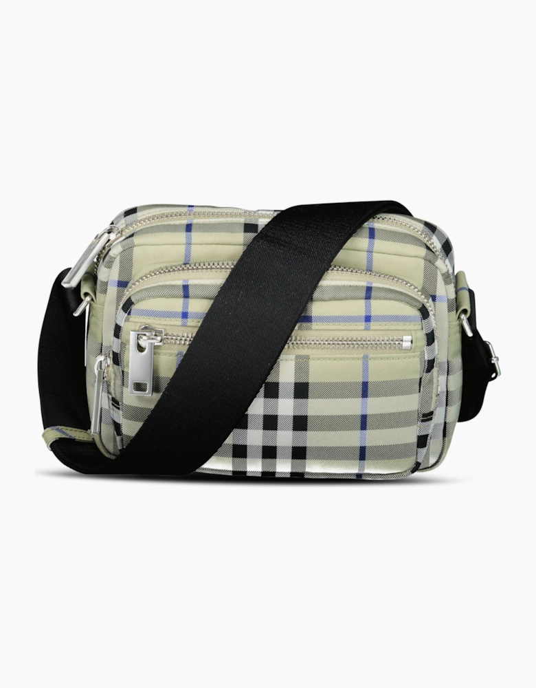 Burberry Warner Check Crossbody Bag Lichen