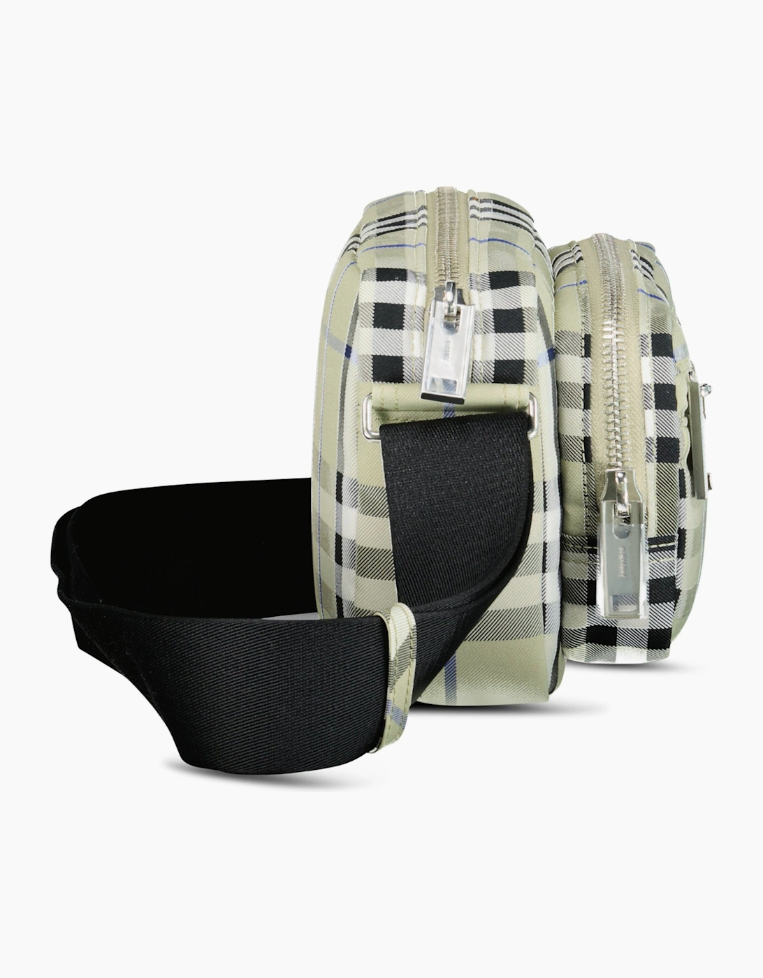 Burberry Warner Check Crossbody Bag Lichen