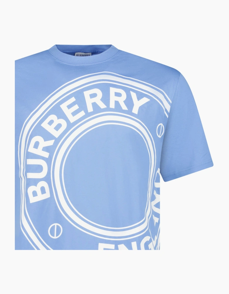 Burberry Graphic Print T-Shirt in Blue