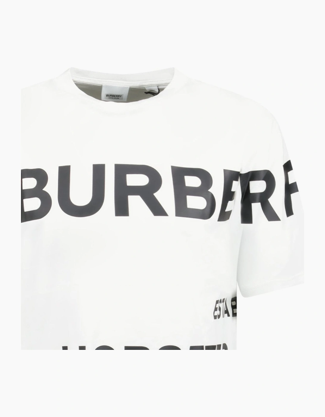 Burberry Horseferry Cotton T-Shirt White