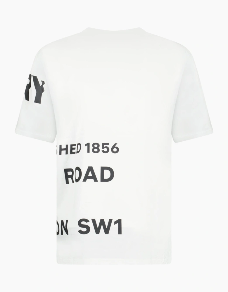 Burberry Horseferry Cotton T-Shirt White