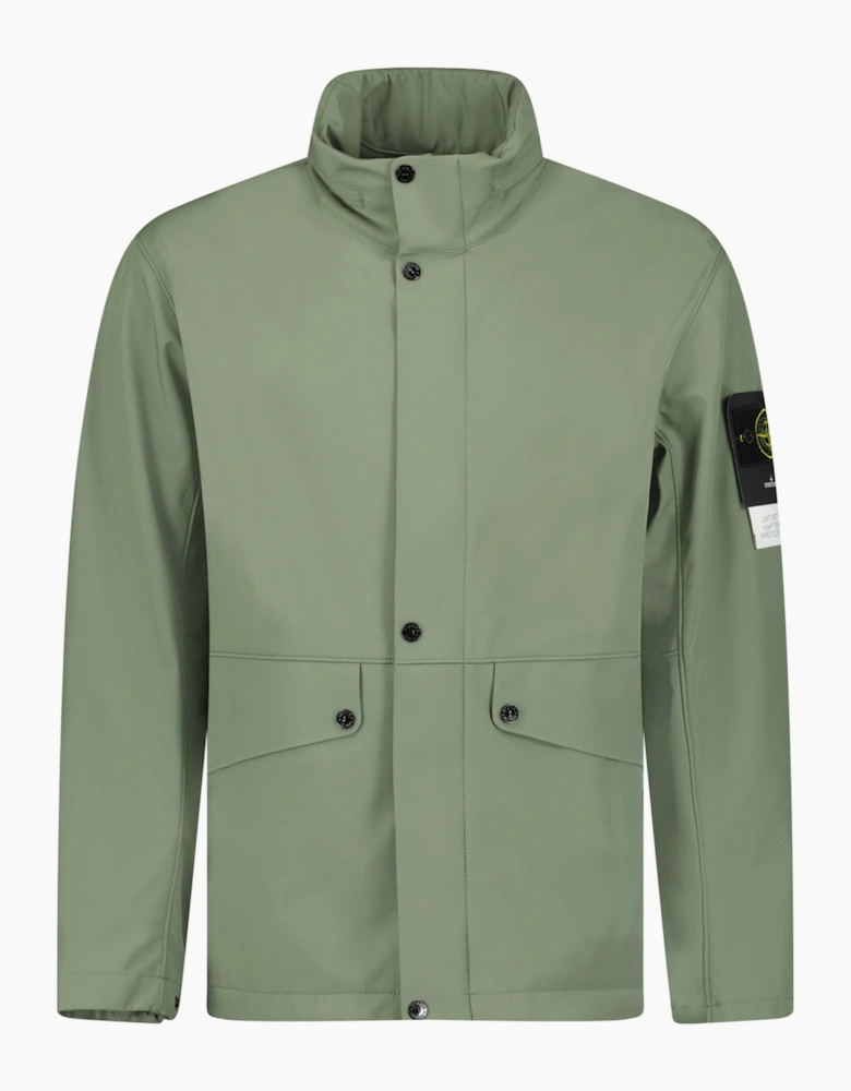 Stone Island Light Soft Shell-R E.Dye Technology Jacket Khaki