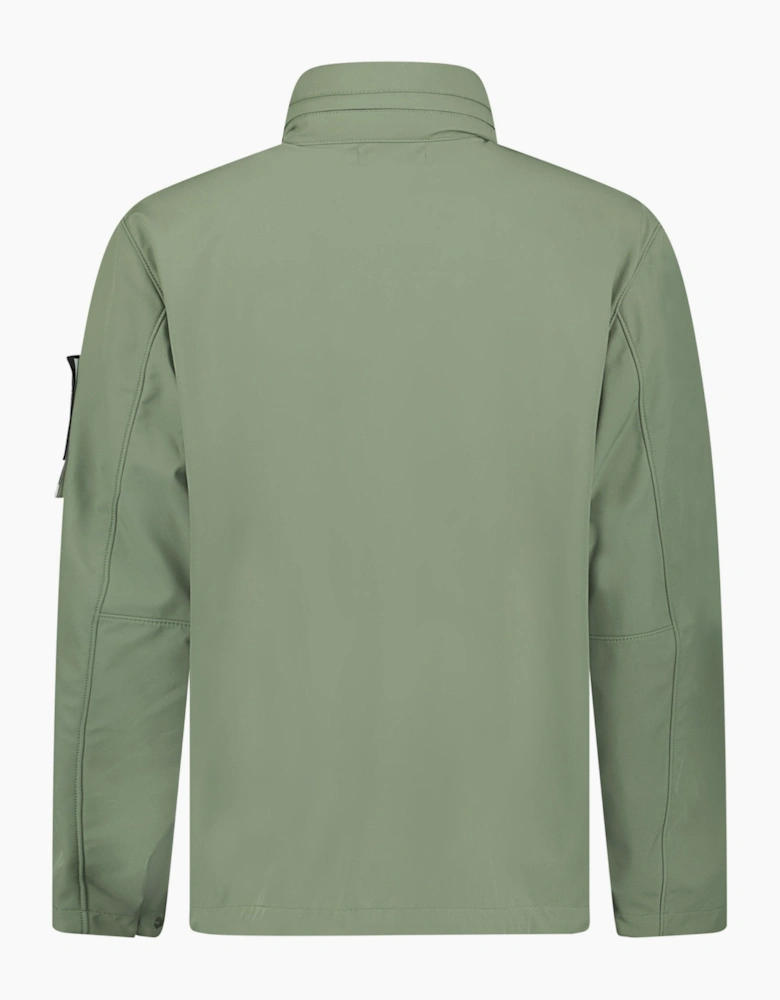 Stone Island Light Soft Shell-R E.Dye Technology Jacket Khaki