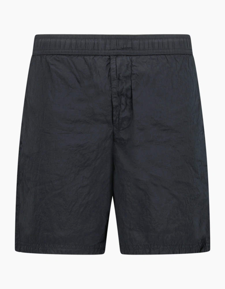 Stone Island Large Compass Logo Swim Shorts Black
