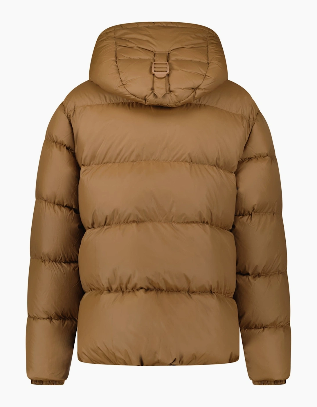 Burberry 'Halsby' Hooded Check Down Jacket Birch Brown