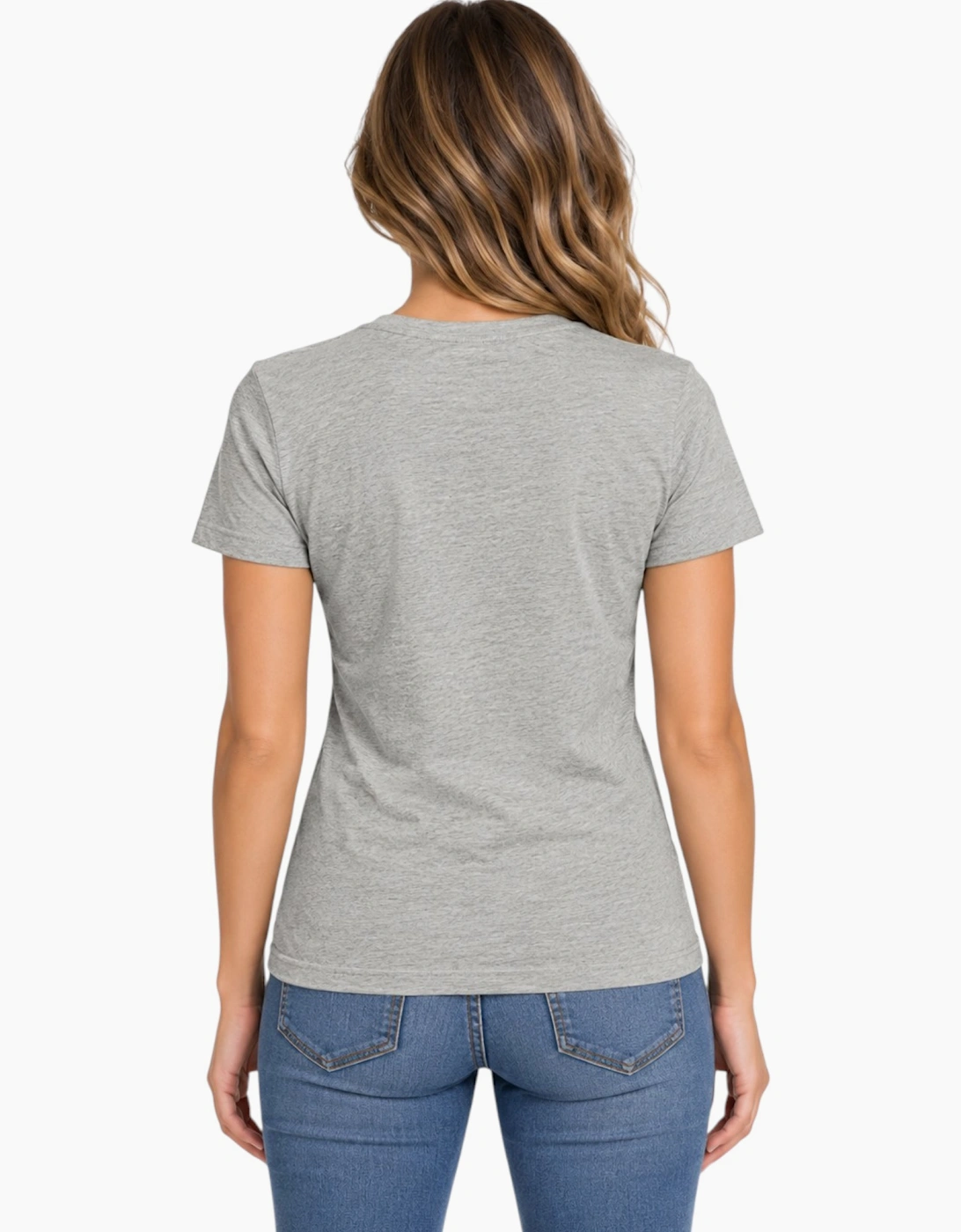 DIESEL T SILY Womens T Shirts Crew Neck Short Sleeves Slim Fit Casual Grey Tops