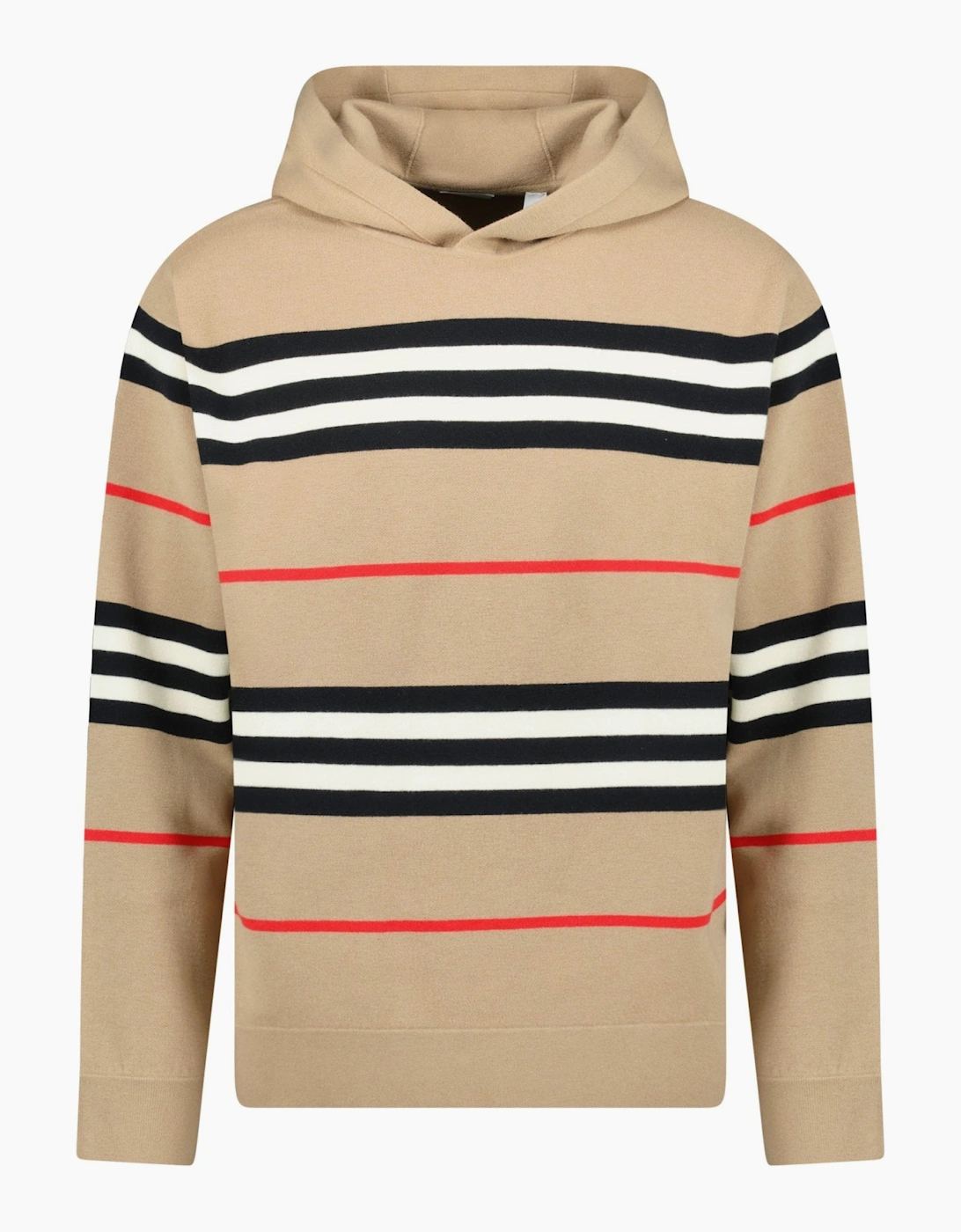 Burberry 'Sandby' Check Hoodie Archive Beige