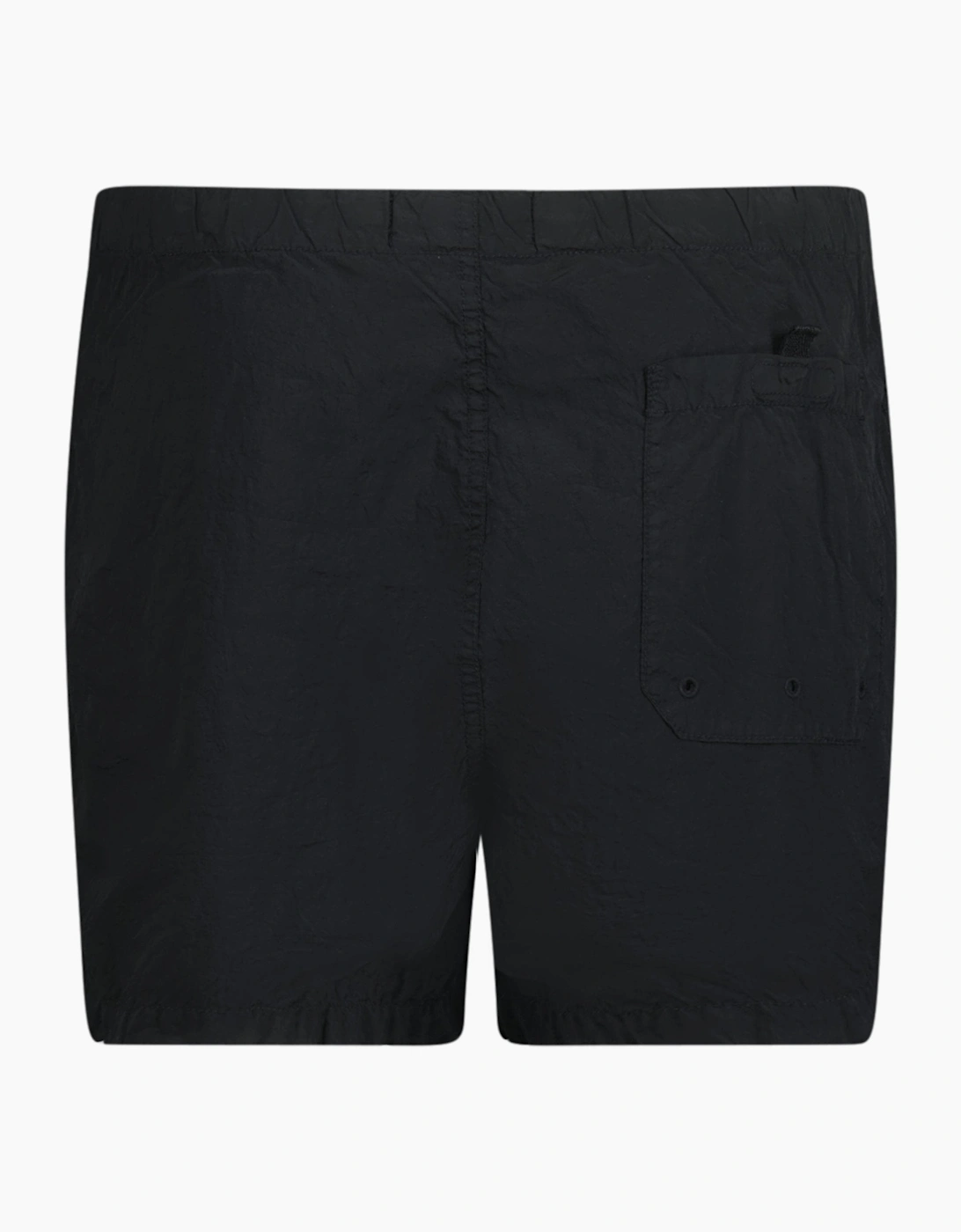 Stone Island Nylon Metal Button Swim Shorts Black