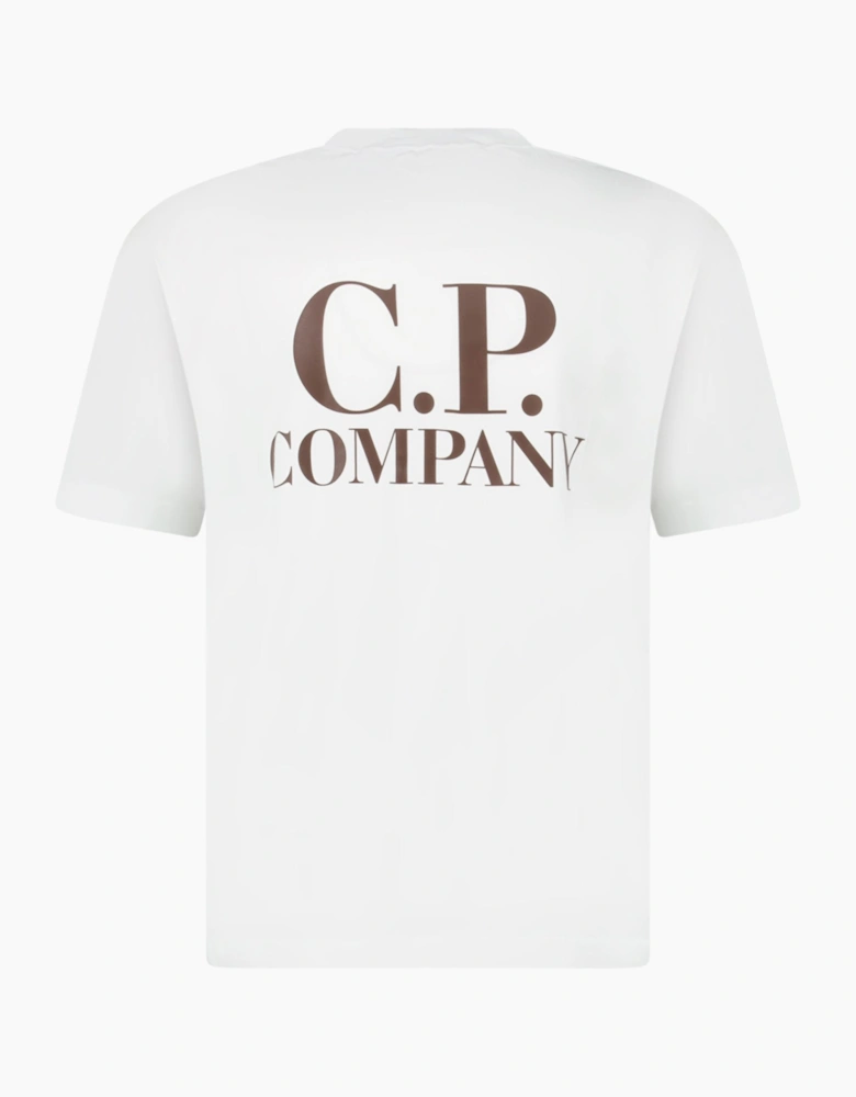 CP Company Logo Print T-Shirt White