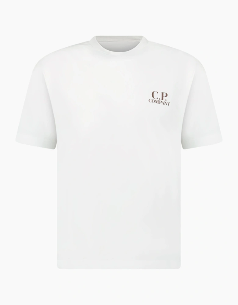 CP Company Logo Print T-Shirt White