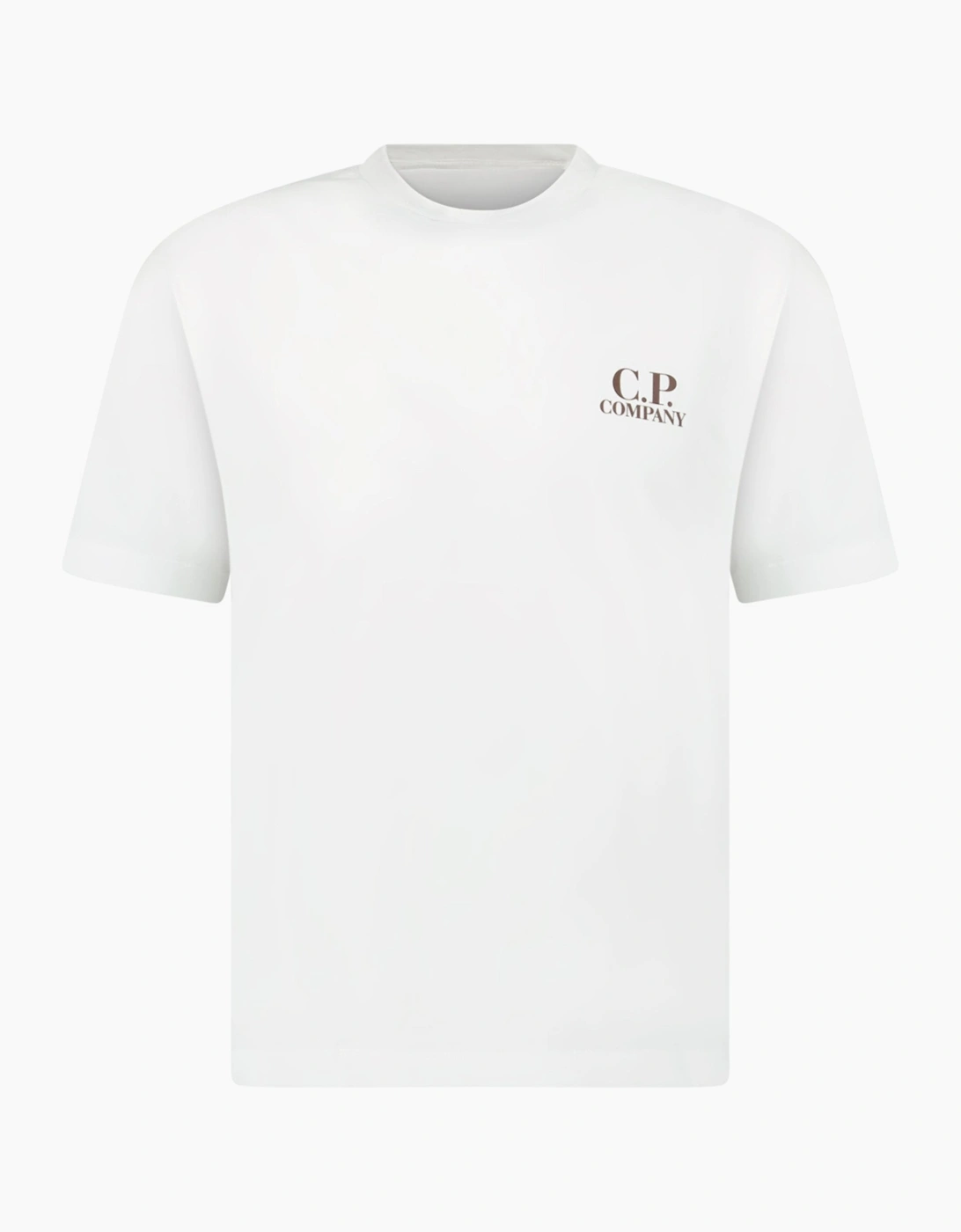 CP Company Logo Print T-Shirt White