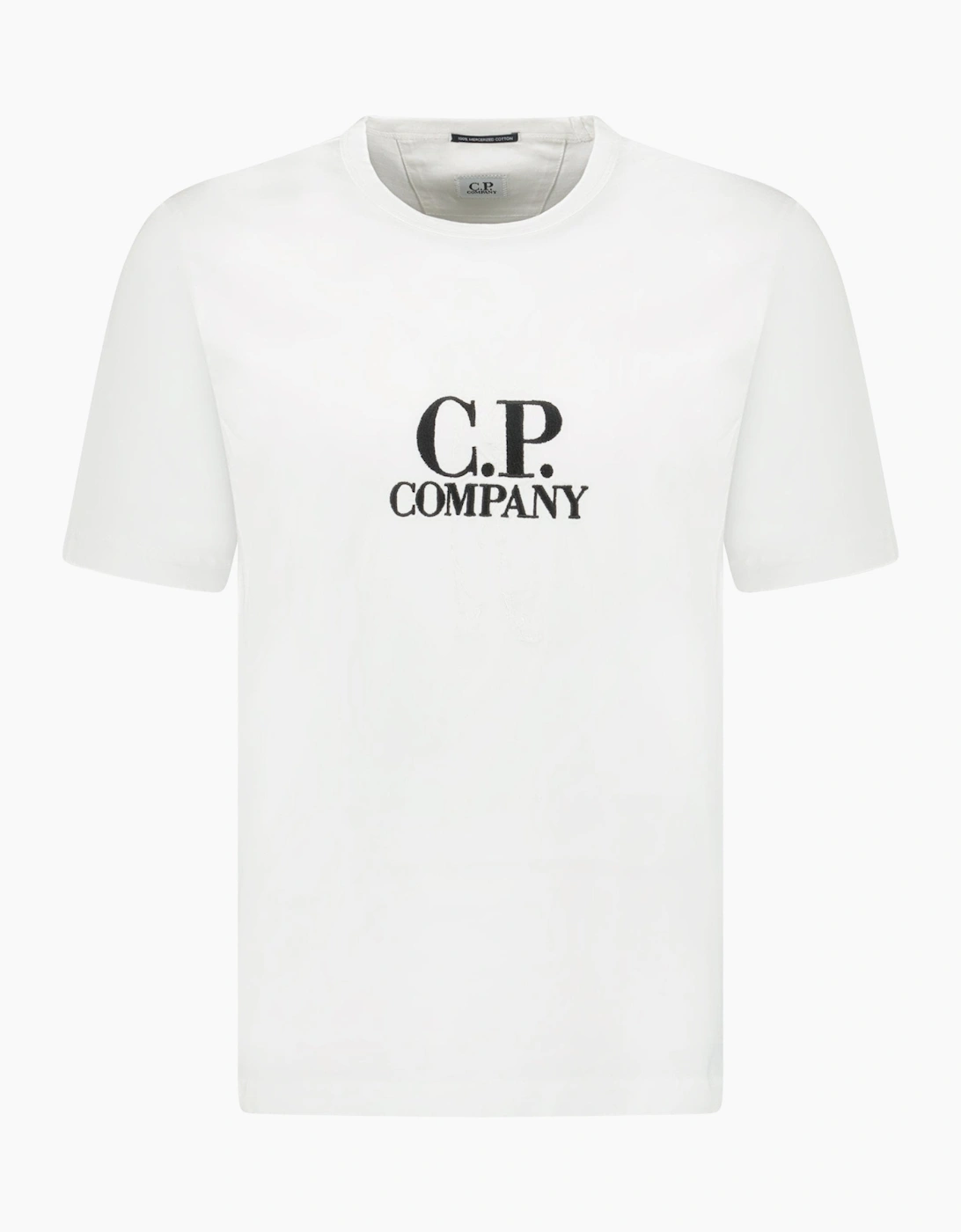 CP Company Mercerized Cotton Jersey Sailor T-Shirt White