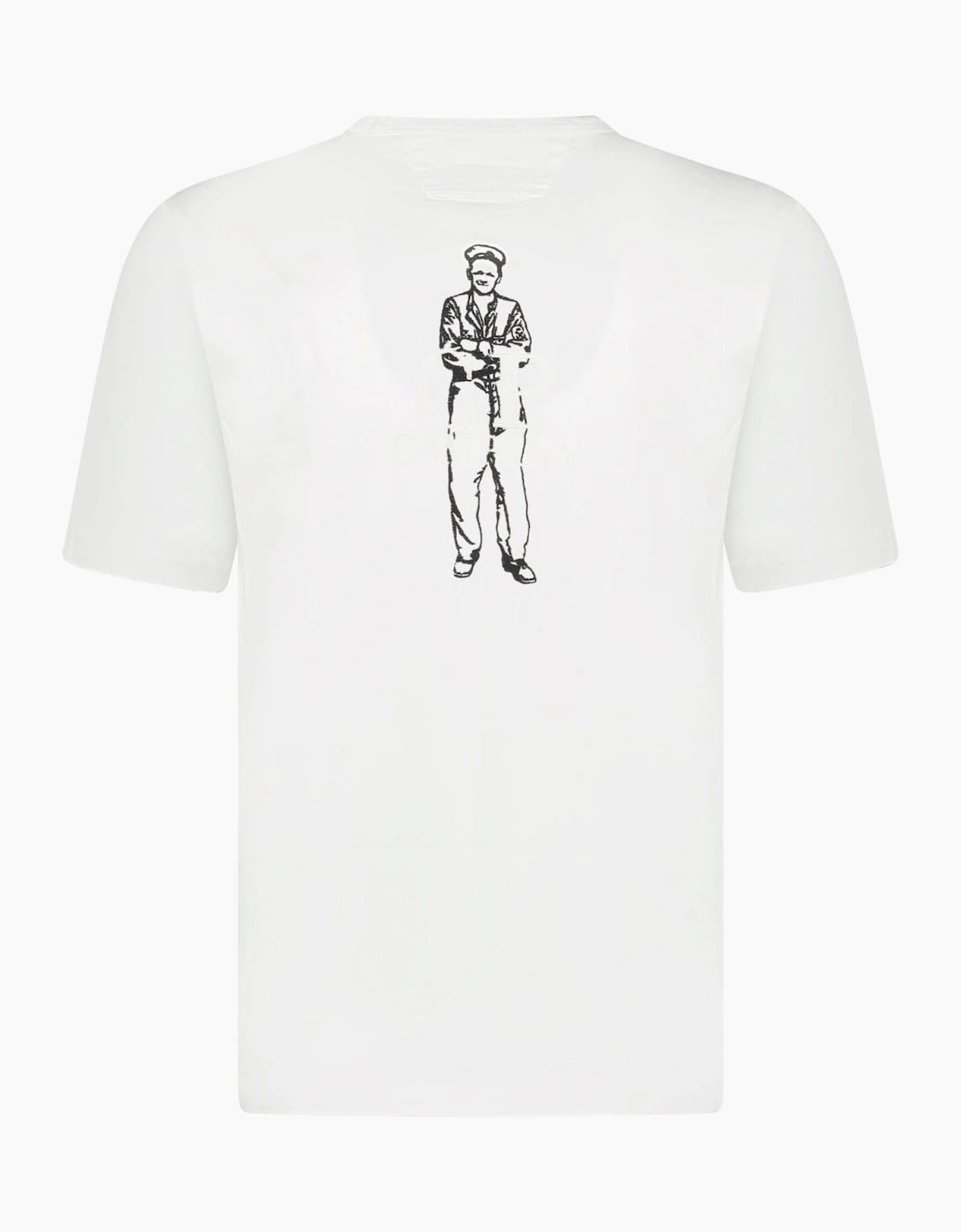 CP Company Mercerized Cotton Jersey Sailor T-Shirt White