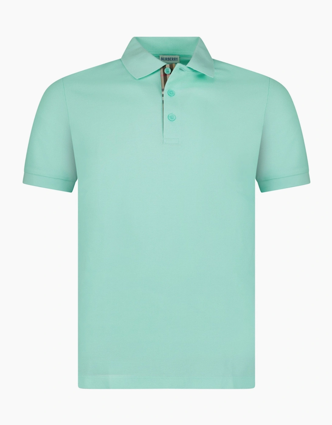 Burberry 'Hartford' Check Polo Mint
