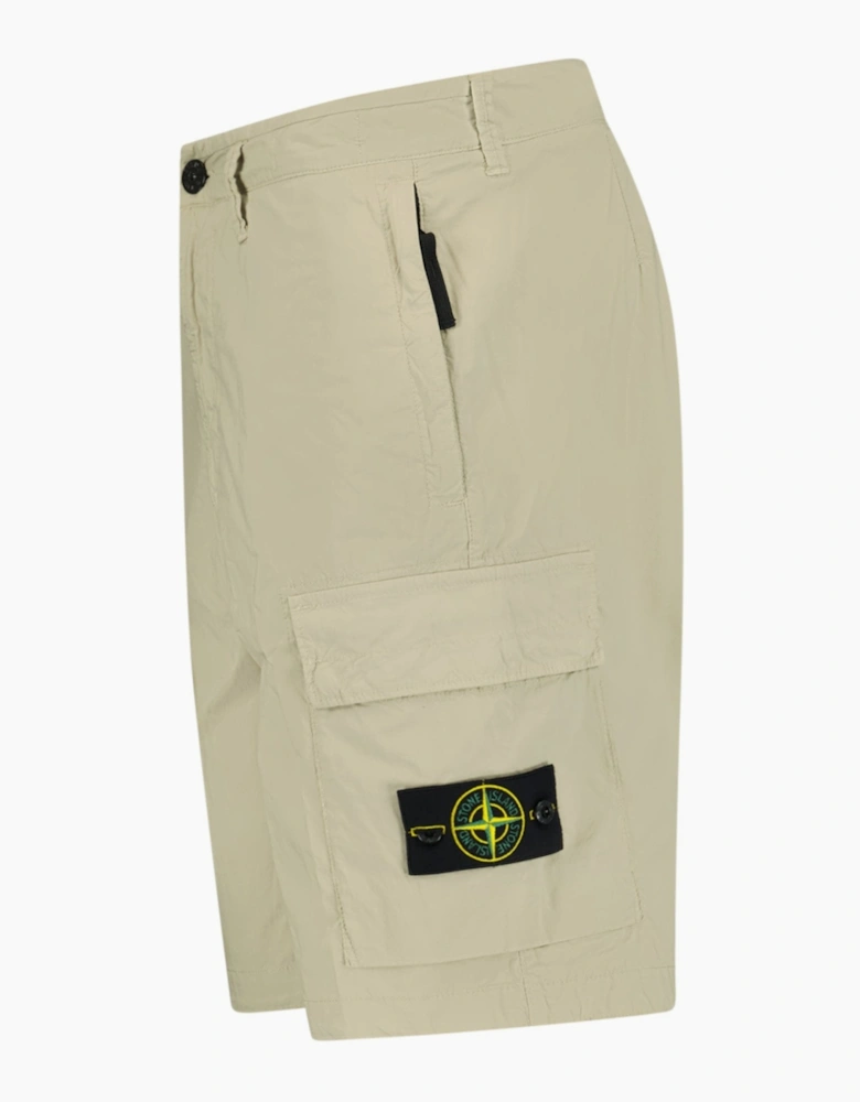 Stone Island Bermuda Cargo Shorts Beige