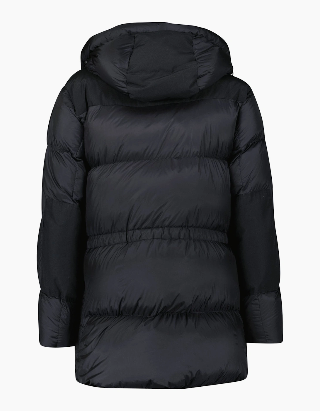 Burberry 'Lindford' Check Down Puffer Jacket Black