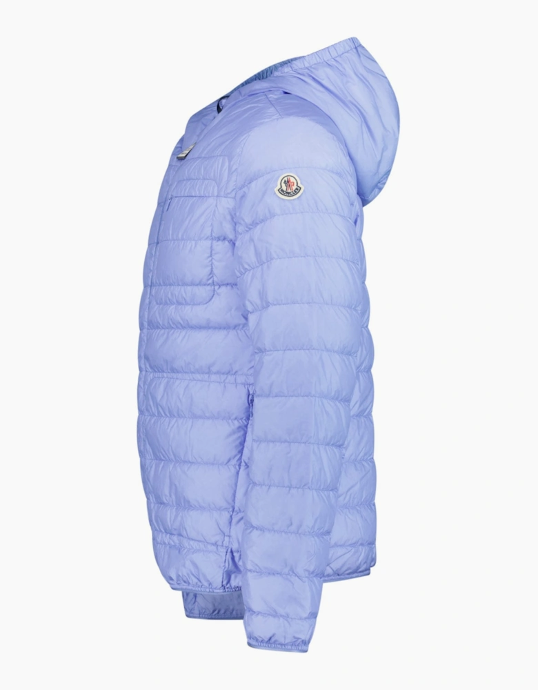 Moncler Pulao Quilted Shell Jacket Light Blue