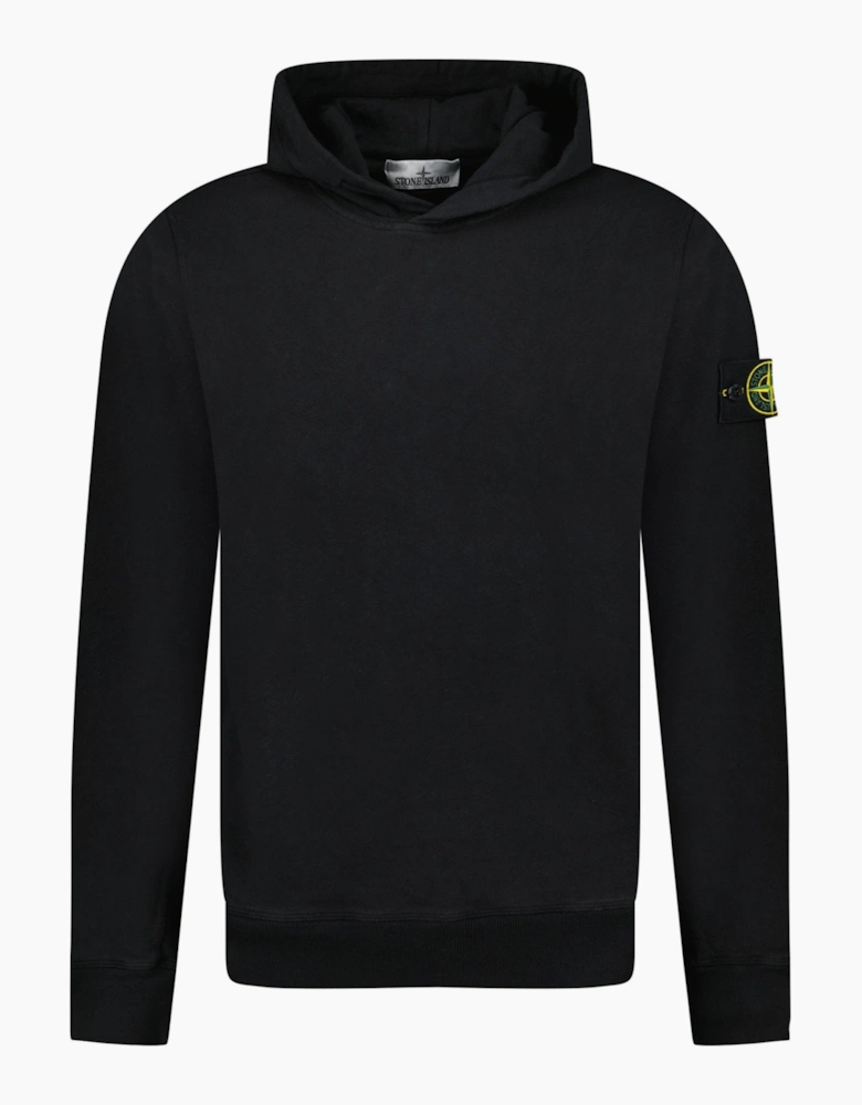 Stone Island 'Old Effect' Cotton Hoodie Black