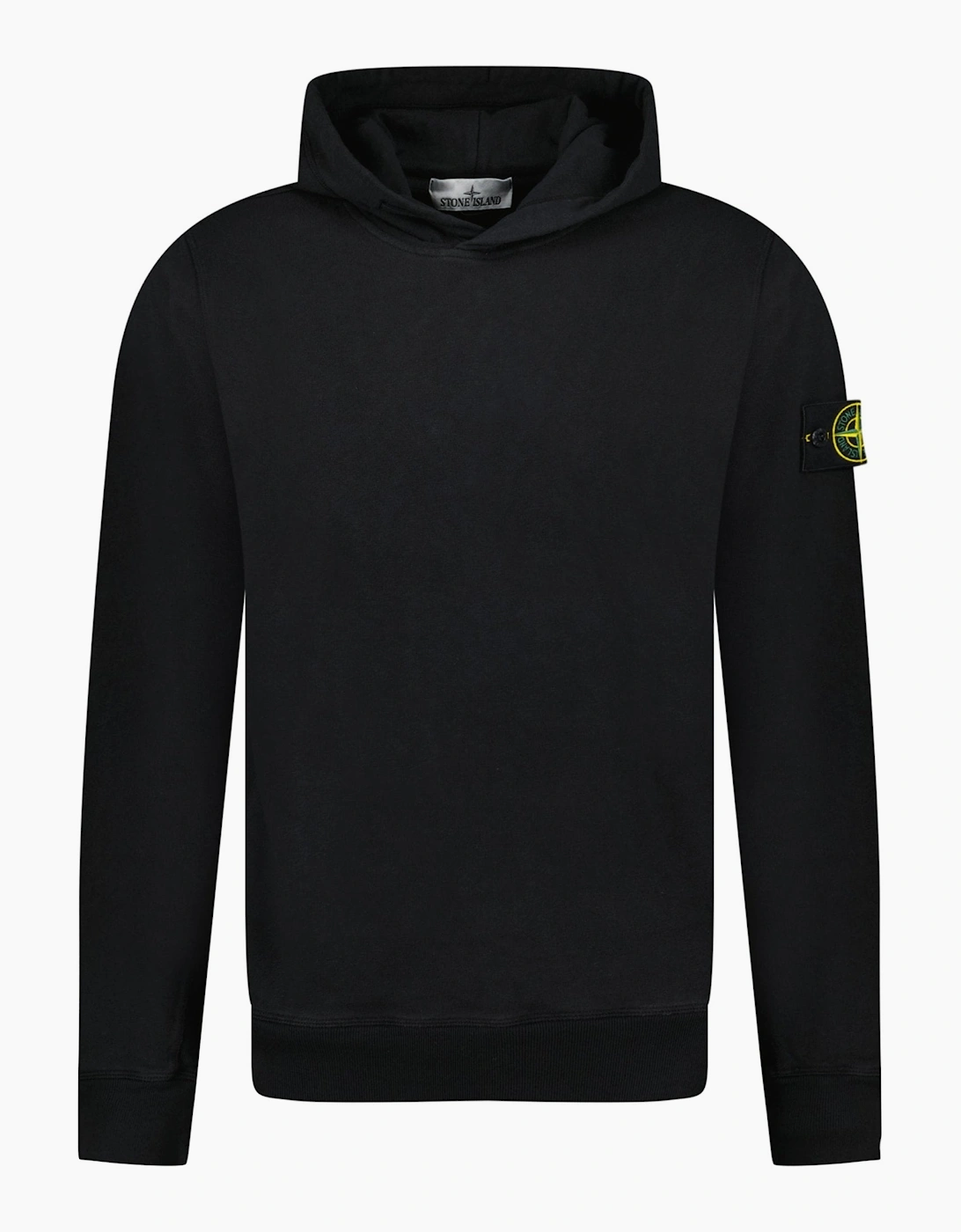 Stone Island 'Old Effect' Cotton Hoodie Black